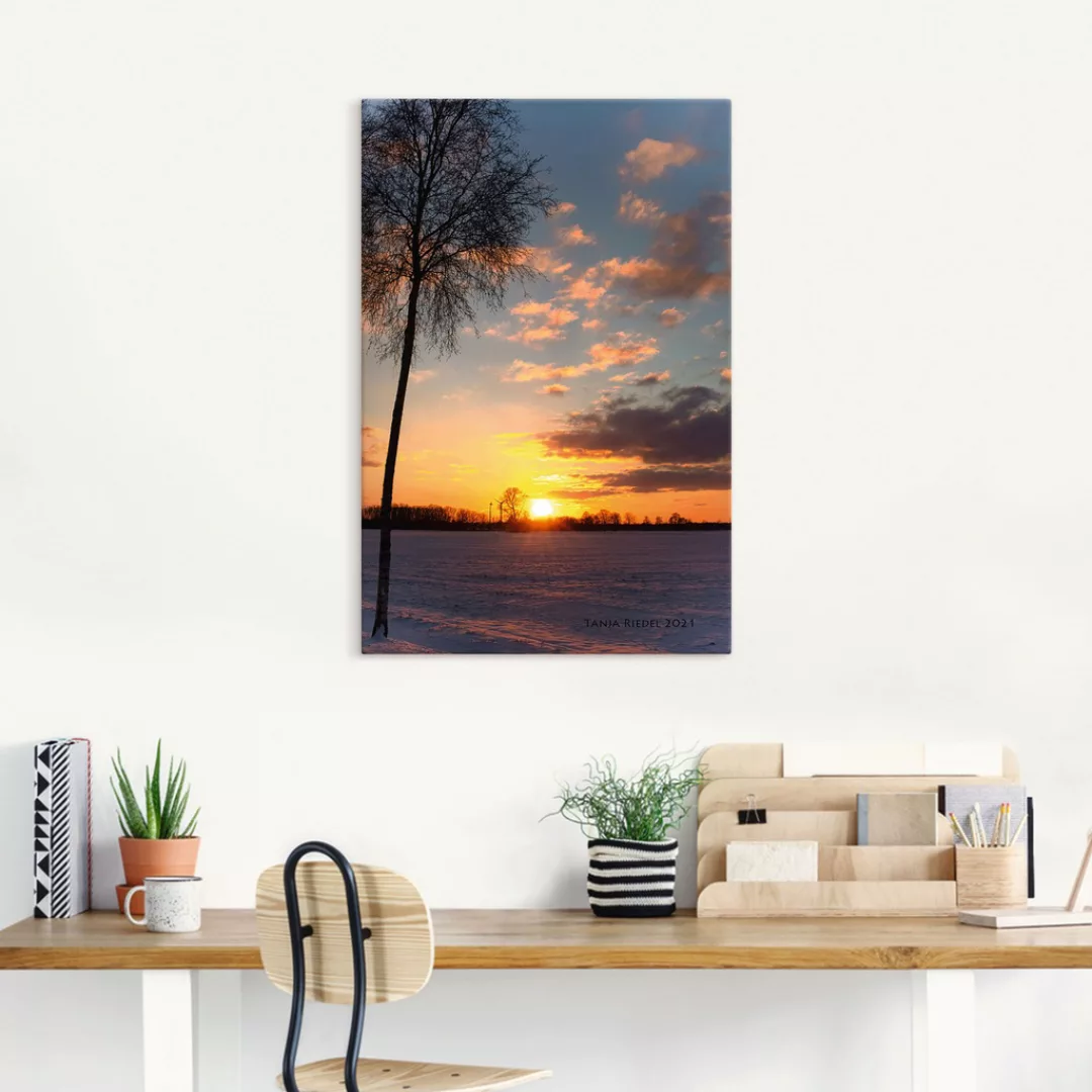 Artland Wandbild »Sehnsucht Momente der Natur«, Bilder vom Sonnenuntergang günstig online kaufen
