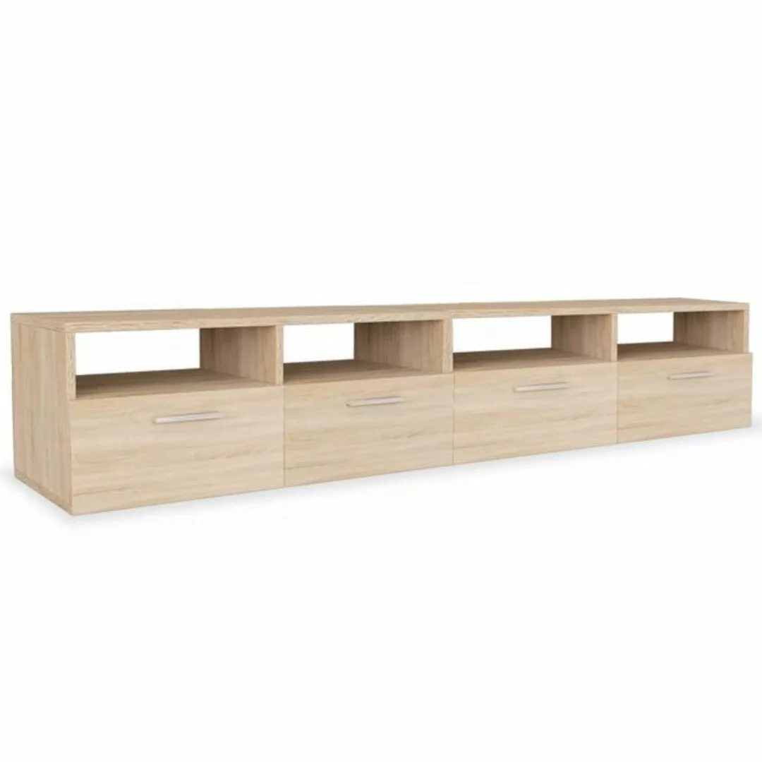 furnicato TV-Schrank 2 Stk. TV-Schränke Holzwerkstoff 95x35x36 cm Eiche günstig online kaufen