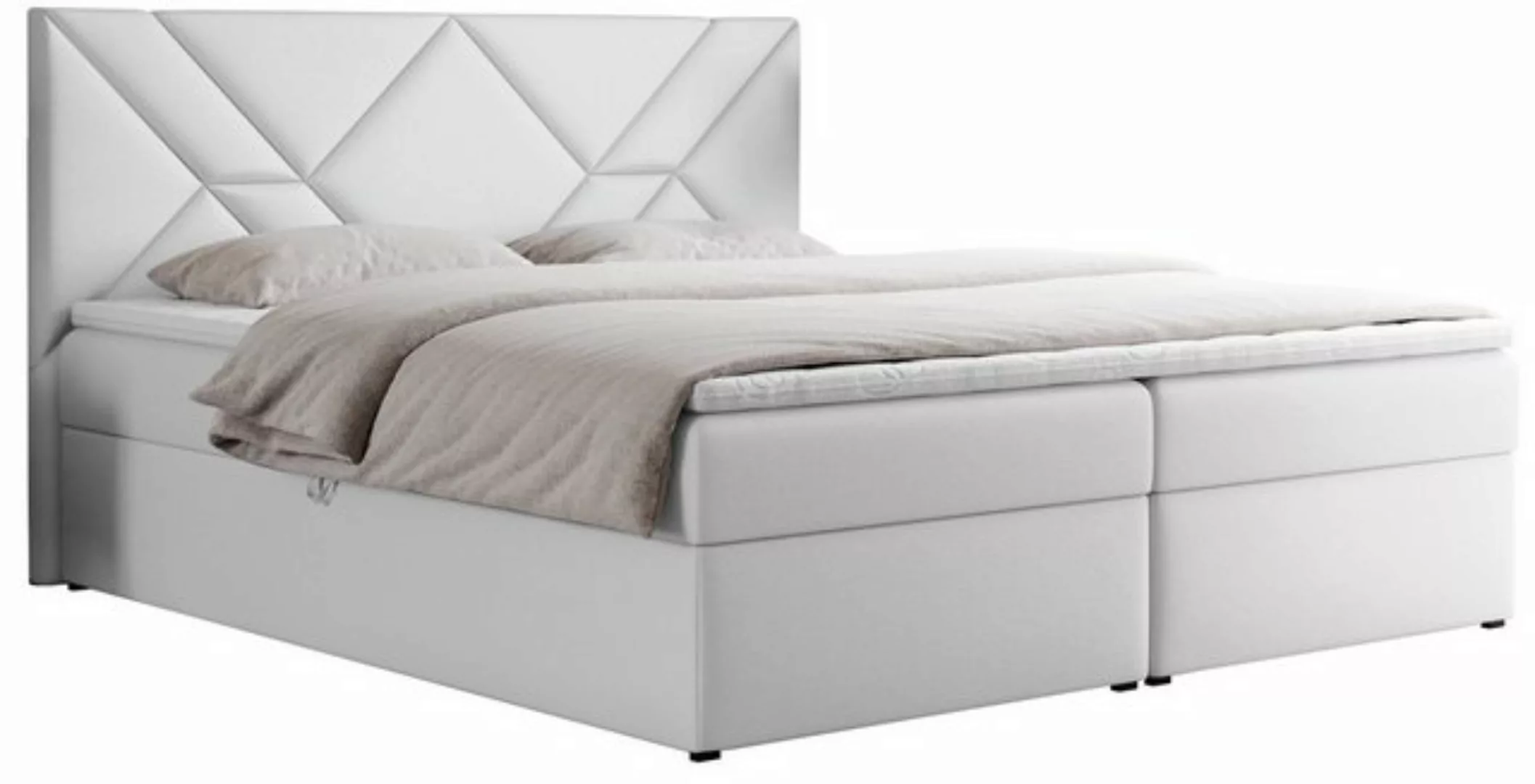 MKS MÖBEL Boxspringbett NEOMI (Set, Packung, Polsterbett, T30-Schaum, dekor günstig online kaufen