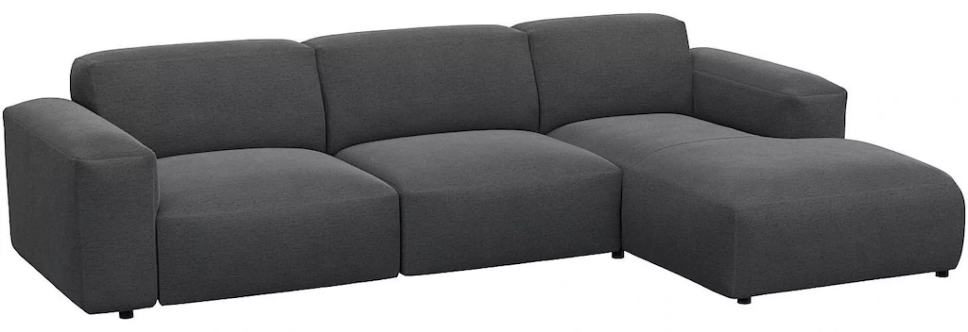 FLEXLUX Ecksofa "Lucera bequem und komfortabel durch hochwertigen Sitzaufba günstig online kaufen