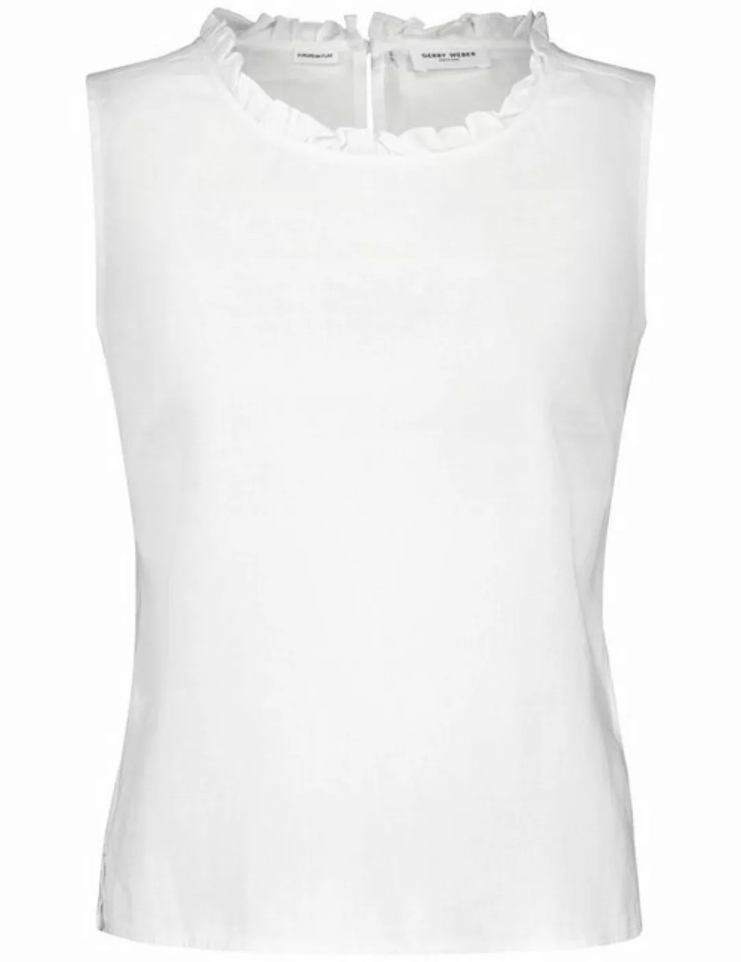 GERRY WEBER Blusentop Blusentop mit Rüschenkragen günstig online kaufen