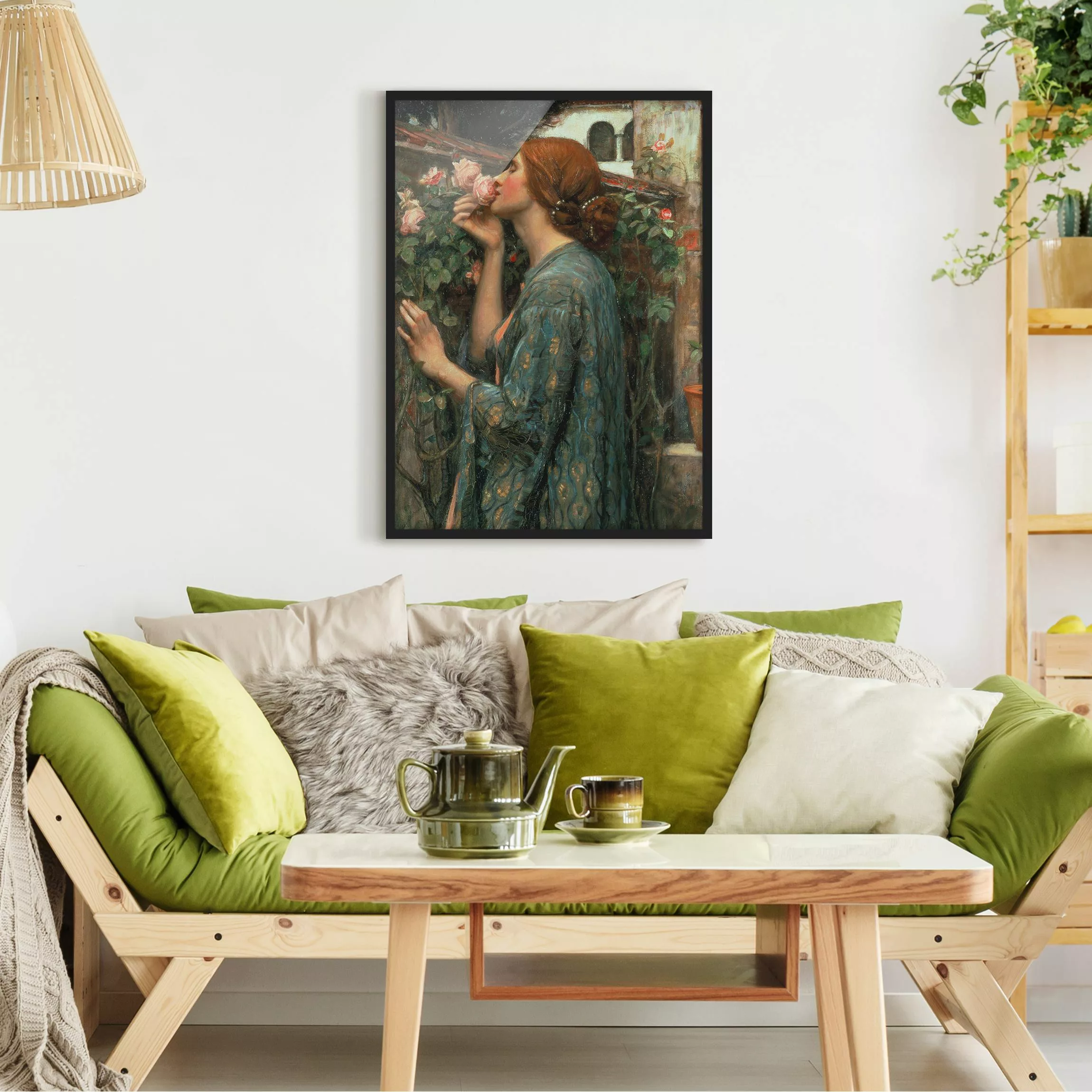 Bild mit Rahmen Kunstdruck - Hochformat John William Waterhouse - Die Seele günstig online kaufen