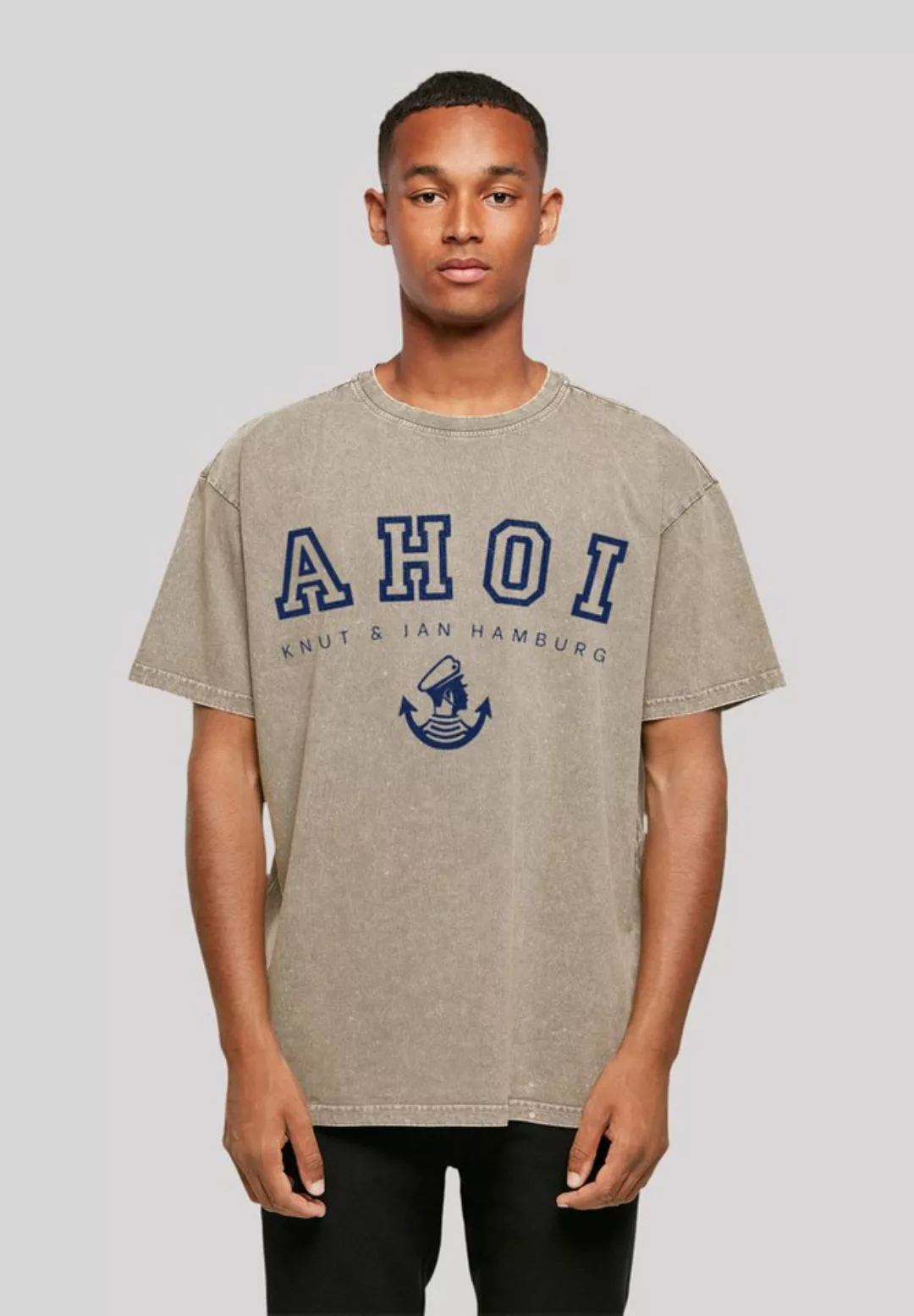 F4NT4STIC T-Shirt "Ahoi Knut & Jan Hamburg", Print günstig online kaufen