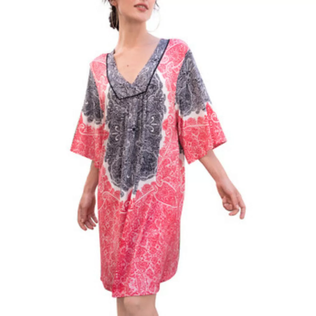 Admas  Kleider Dreiviertelärmeliges Strandkleid Beach Paisley günstig online kaufen