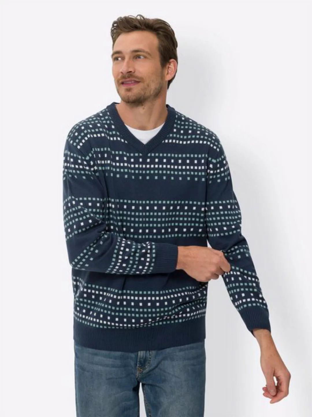 Sieh an! Strickpullover Rundhals-Pullover günstig online kaufen