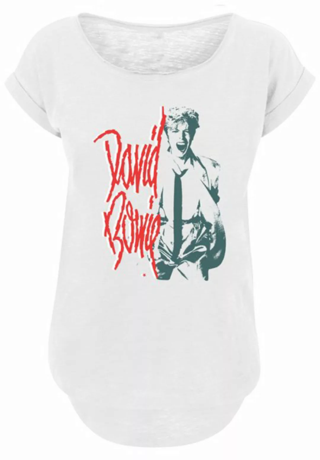 F4NT4STIC T-Shirt David Bowie Mono Shout Print günstig online kaufen