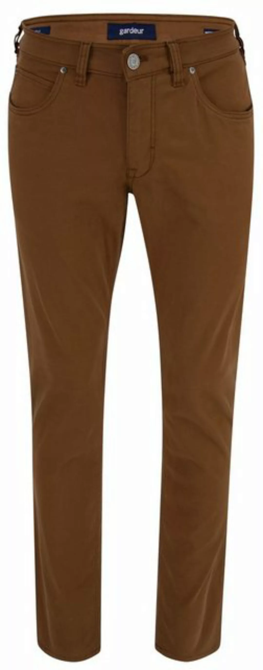 Gardeur Bill Hose Five Pocket Braun - Größe W 33 - L 32 günstig online kaufen