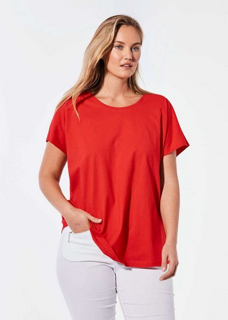 GOLDNER T-Shirt Shirt mit Rundhalsausschnitt (CURVY) günstig online kaufen