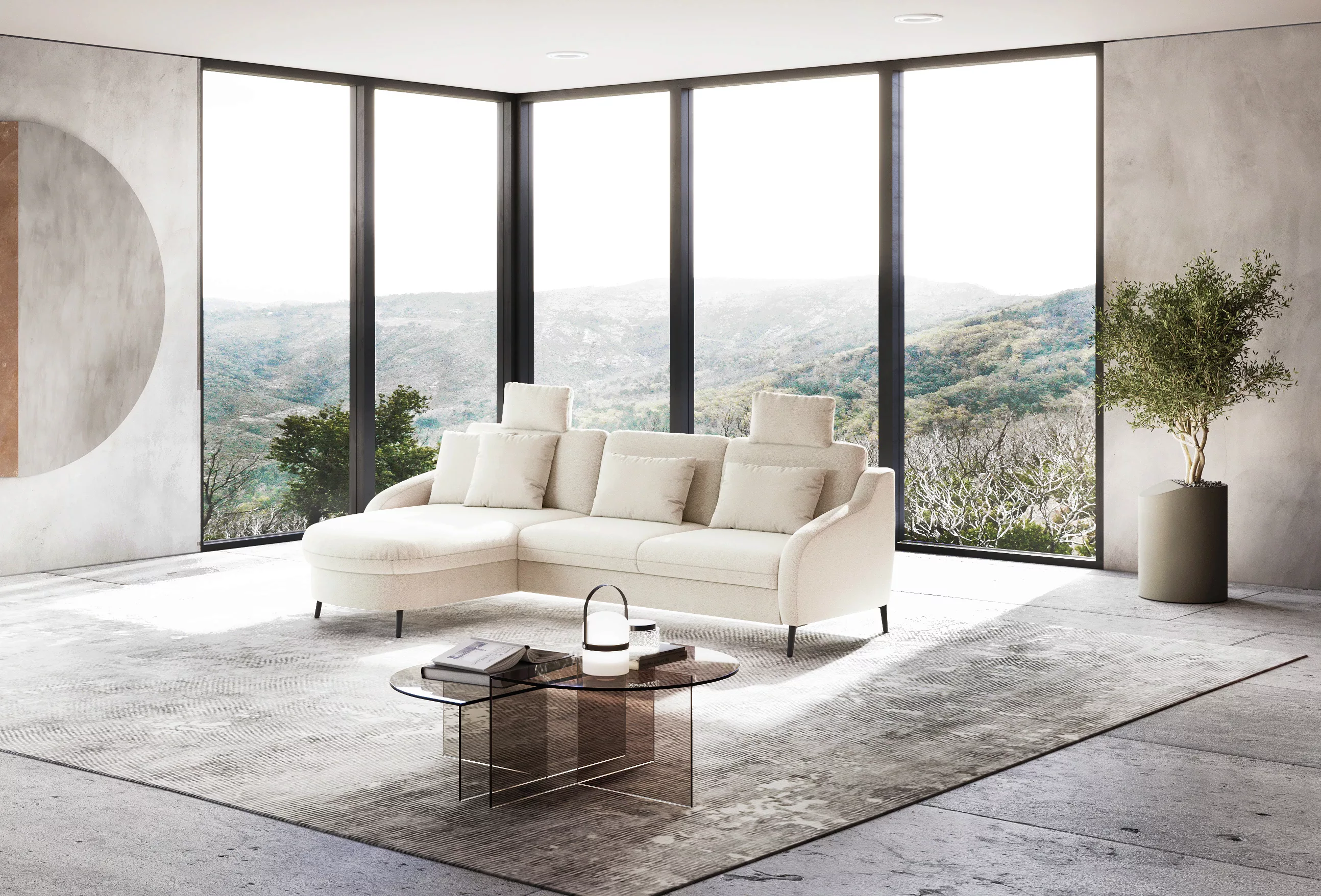 sit&more Ecksofa »Soul L-Form«, wahlweise mit Bettfunktion günstig online kaufen