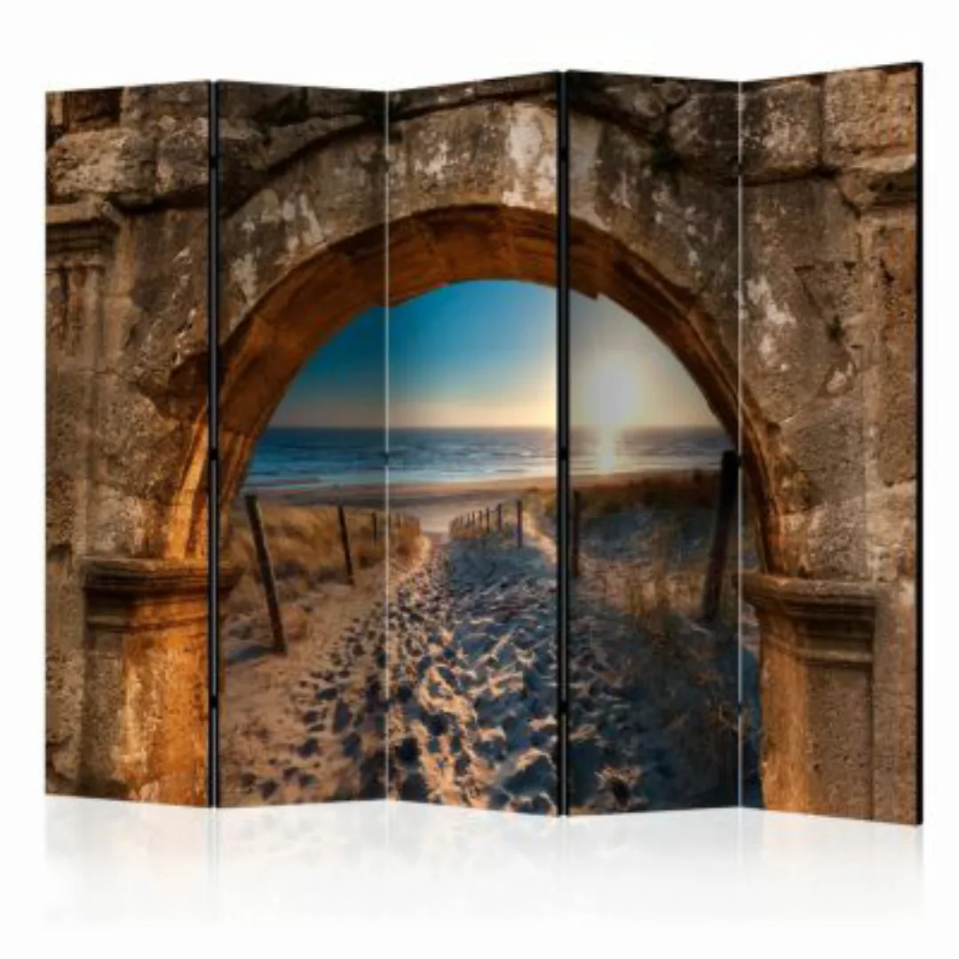 artgeist Paravent Arch and Beach II [Room Dividers] mehrfarbig Gr. 225 x 17 günstig online kaufen