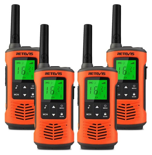 Retevis Walkie Talkie RT45,Aufladbar USB Lizenzfrei 16 Kanäle,VOX Taschenla günstig online kaufen