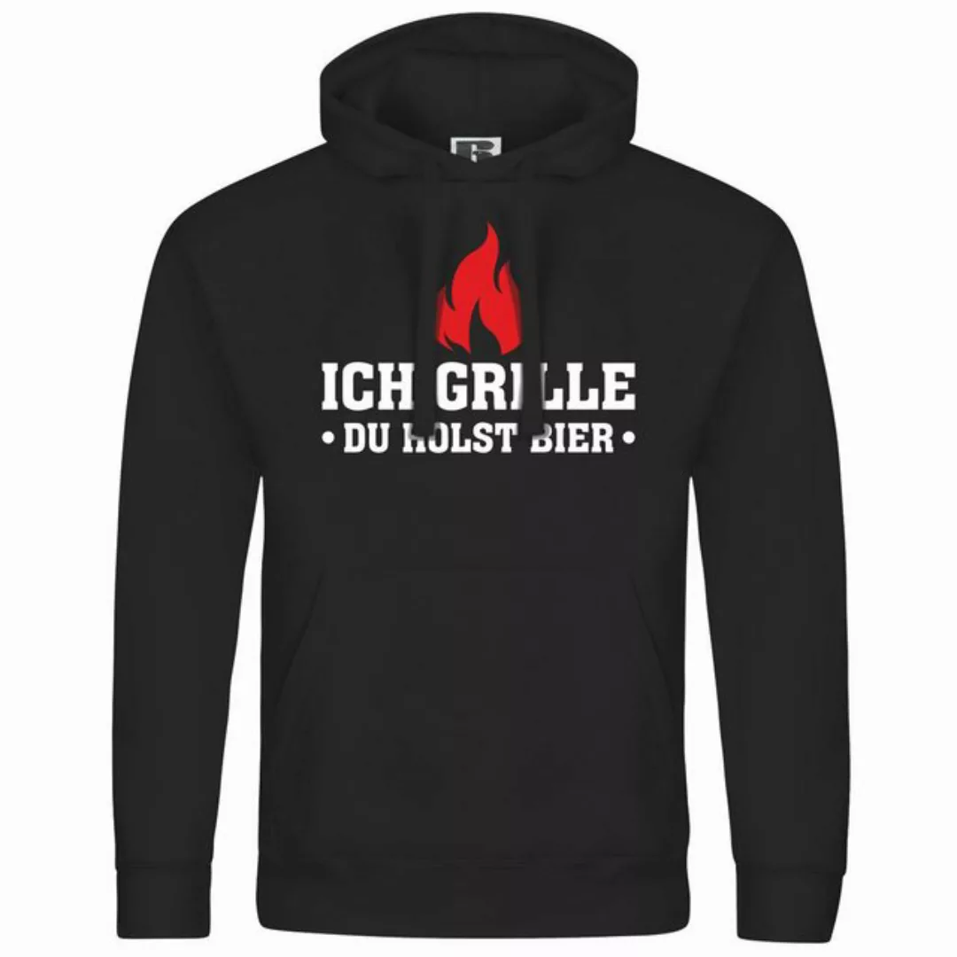 deinshirt Kapuzenpullover Herren Kapuzenpullover Ich grille du holst Bier M günstig online kaufen