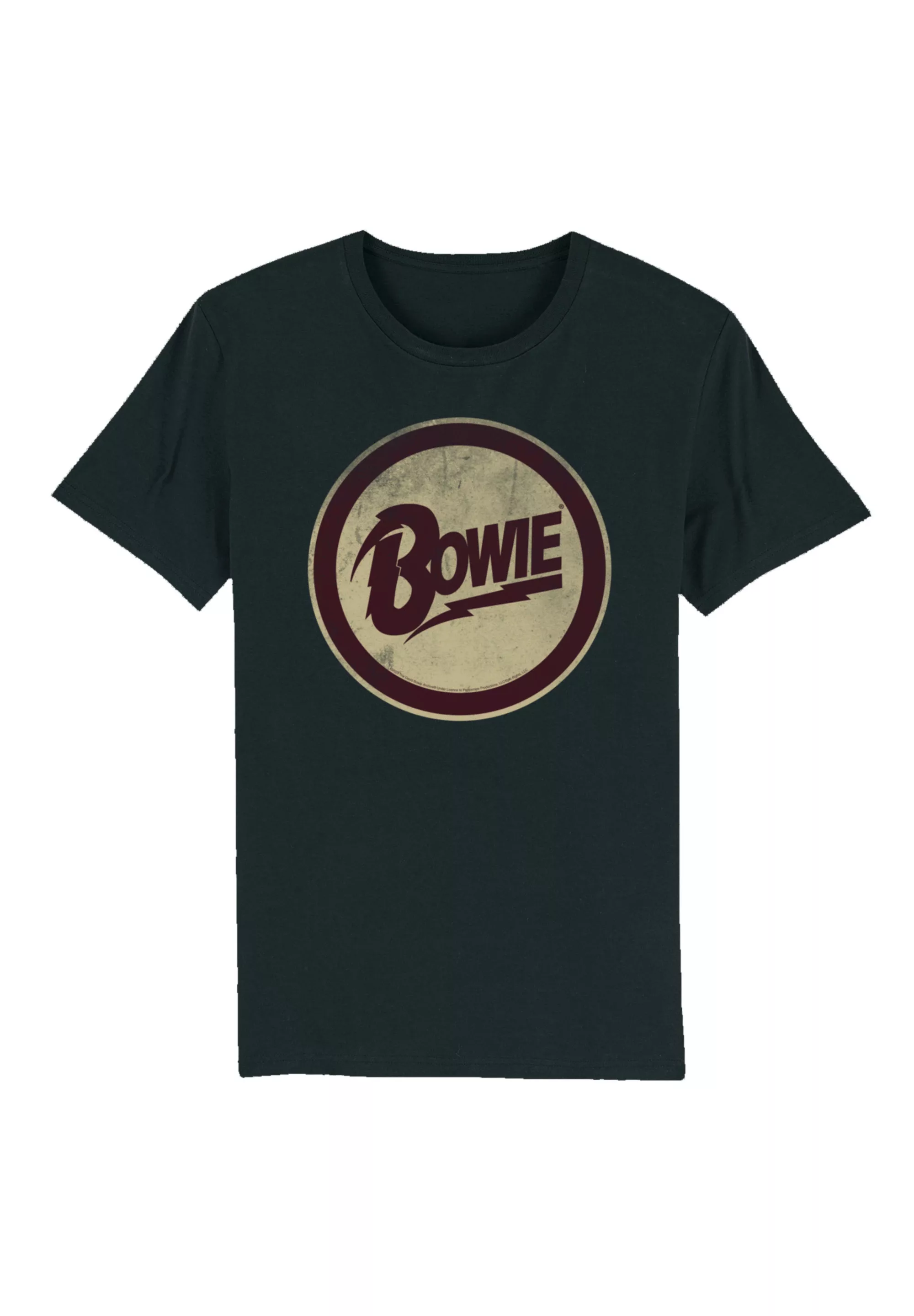 F4NT4STIC T-Shirt "David Bowie Circle Logo", Premium Qualität günstig online kaufen