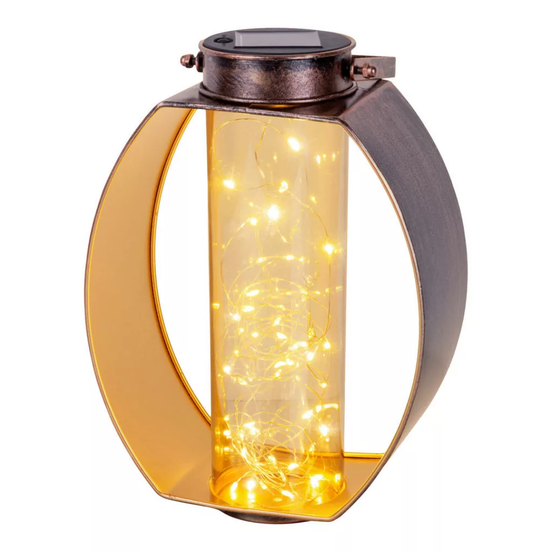 näve LED Solarleuchte "Fairylight", 1 flammig, messing Innenseite gold, Kun günstig online kaufen