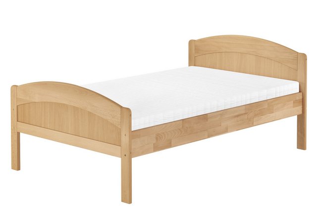 ERST-HOLZ Bett Massivholzbett 120x220 zeitlos überlang Buche natur Zubehör günstig online kaufen