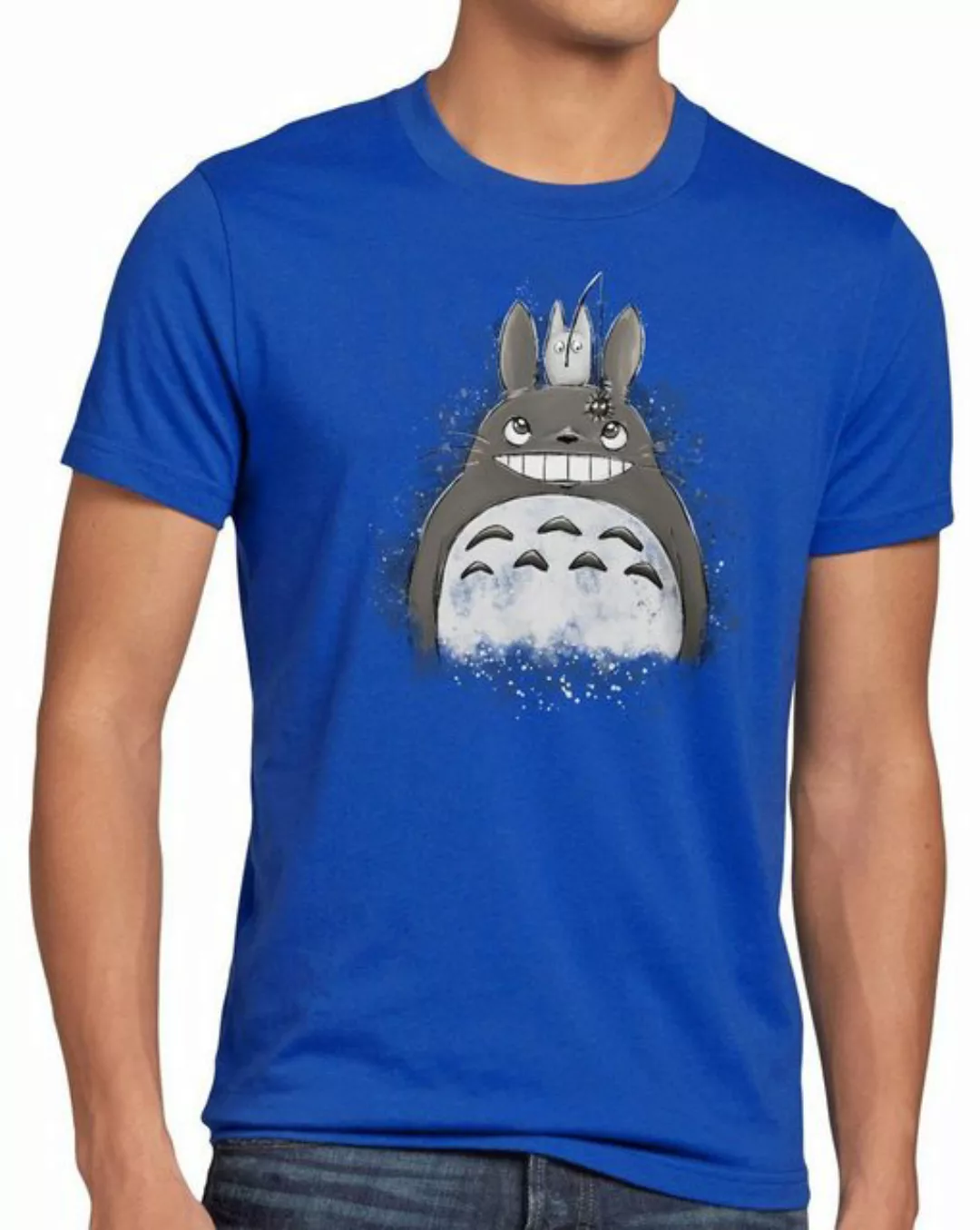 style3 Print-Shirt Herren T-Shirt Totoro Duo neko mein nachbar anime tonari günstig online kaufen
