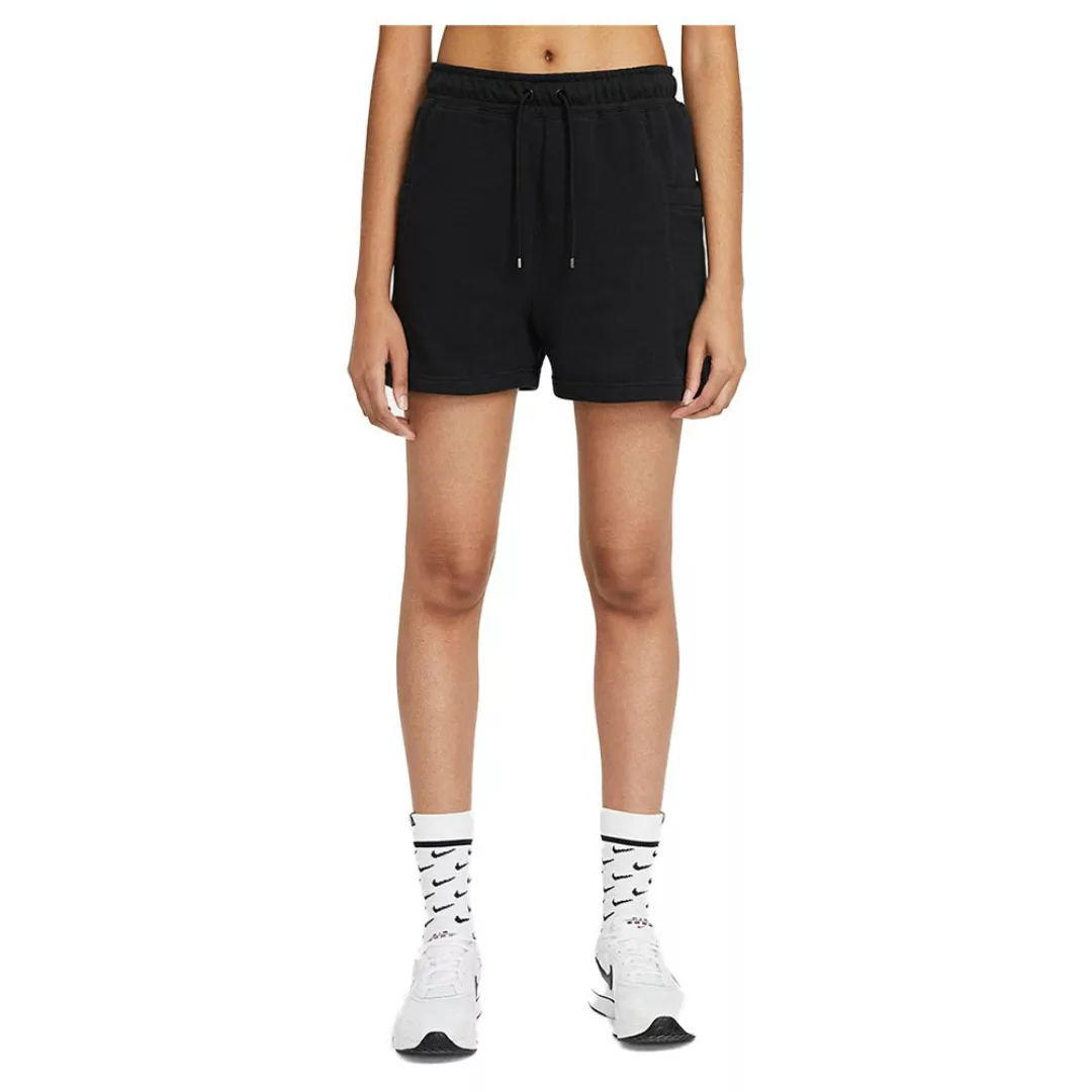 Nike Sportswear Air High Rise Shorts Hosen XS Black / White günstig online kaufen