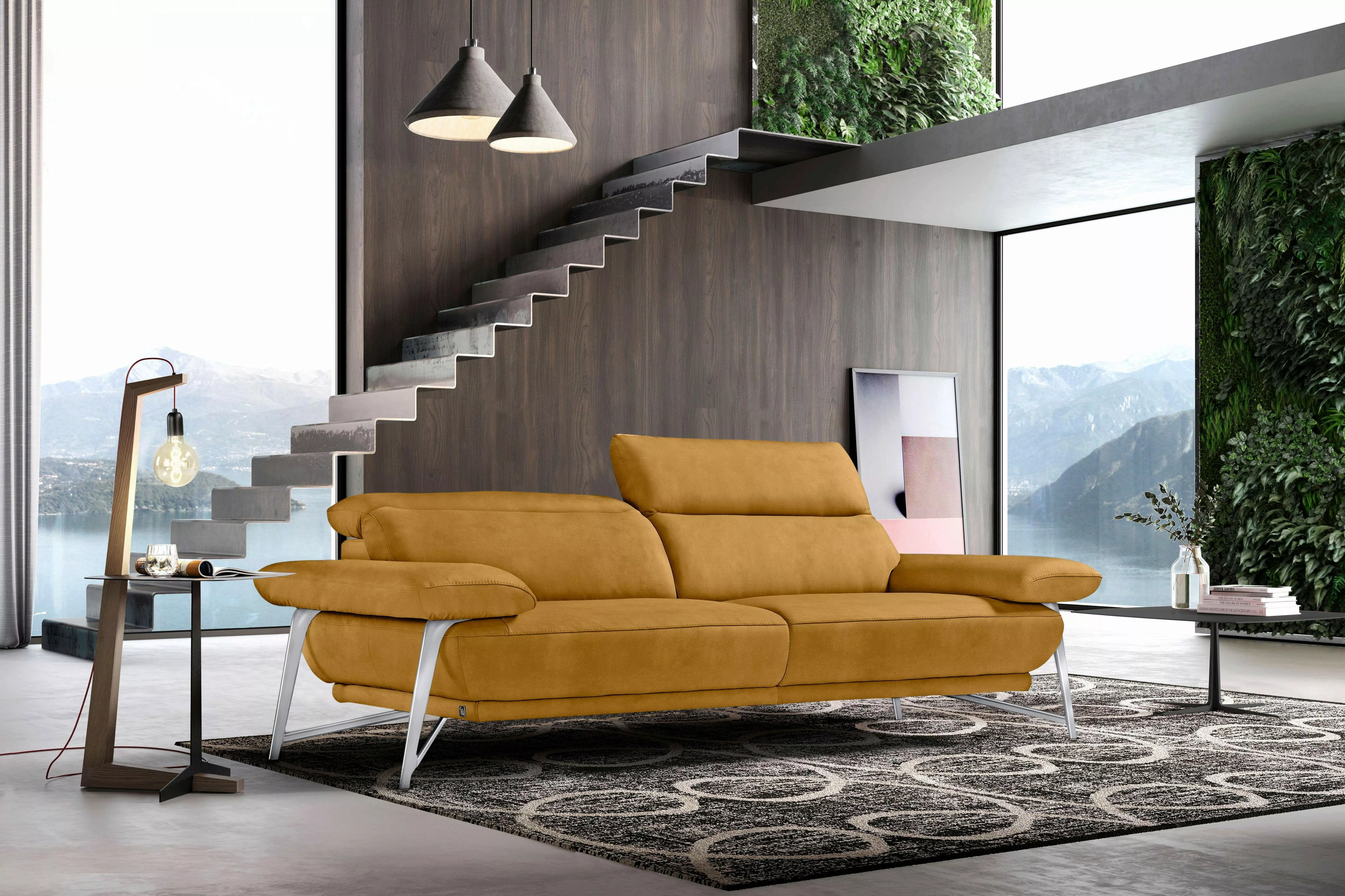 Egoitaliano 2,5-Sitzer "Anais, Designsofa mit hohem Sitzkomfort, Designfuß, günstig online kaufen