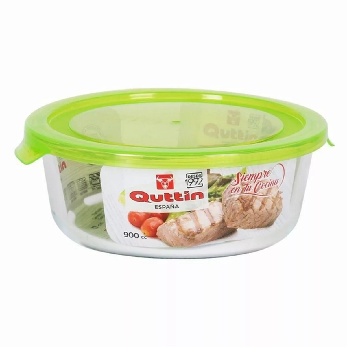 Runde Lunchbox Mit Deckel Quttin Borosilikatglas günstig online kaufen