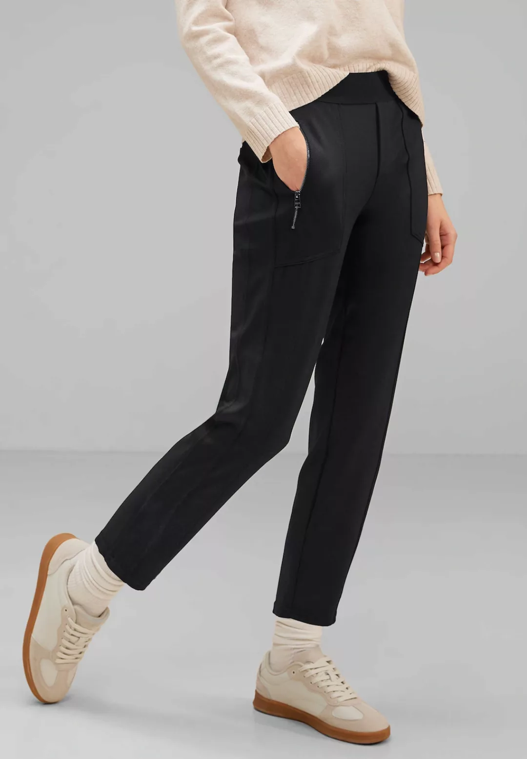 STREET ONE Jogger Pants, Middle Waist günstig online kaufen