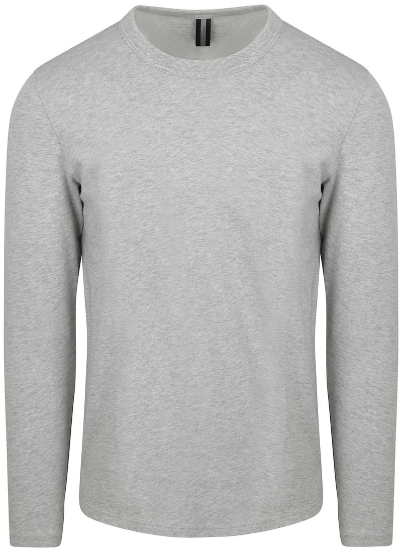 Profuomo Longsleeve T-Shirt Grau - Größe L günstig online kaufen