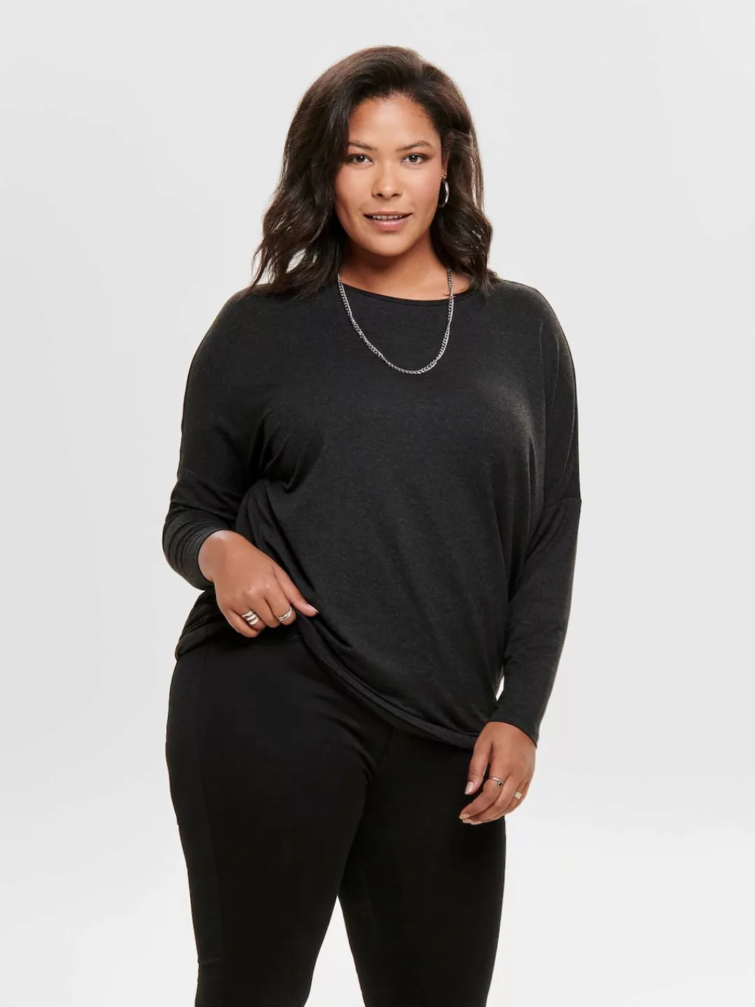 Carmakoma by Only Damen Langarmshirt CARCARMA - Plus Size günstig online kaufen