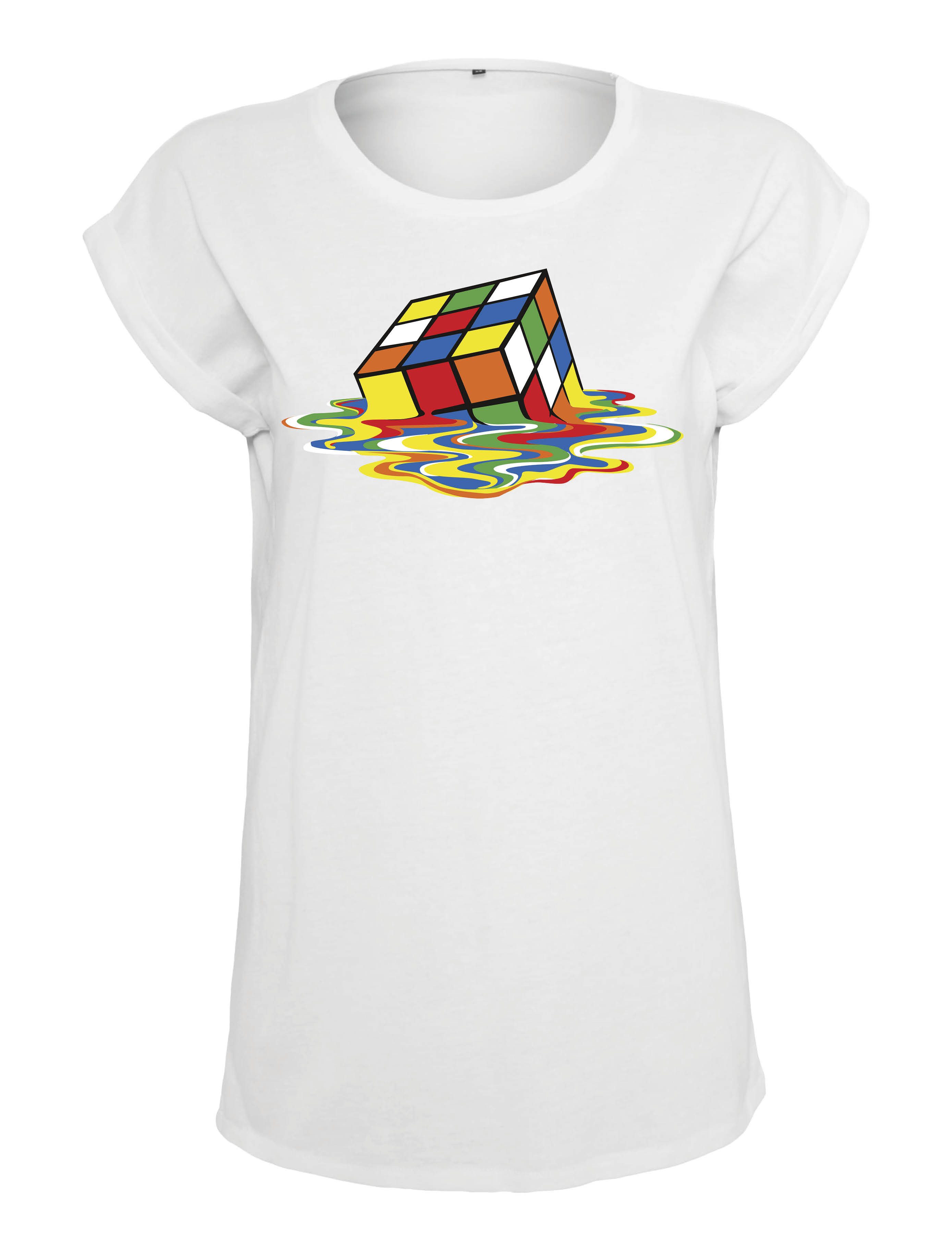 Youth Designz Print-Shirt "Zauberwürfel" Damen T-Shirt günstig online kaufen