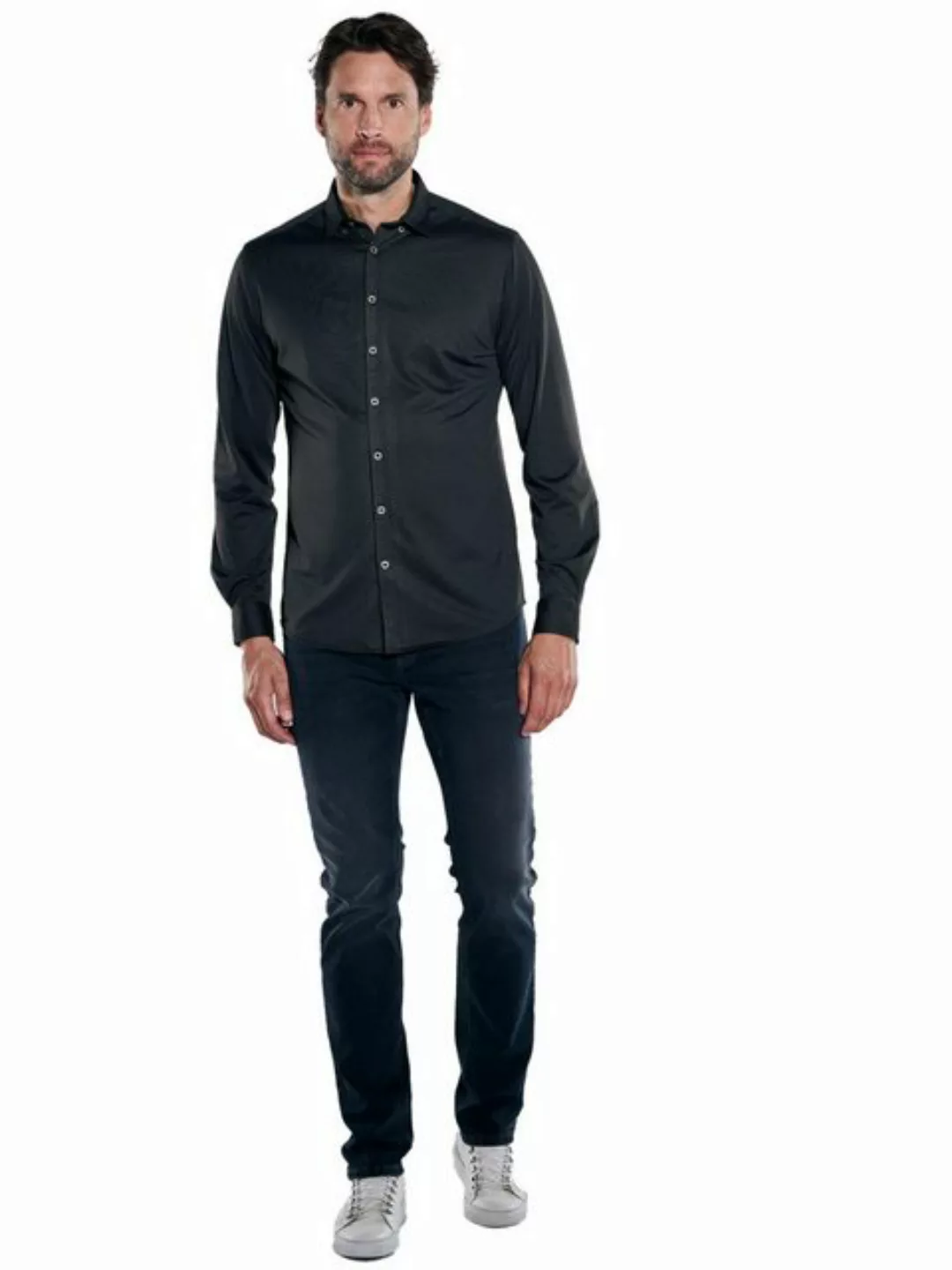 ENGBERS GERMANY Langarmhemd Langarm-Hemd slim fit günstig online kaufen