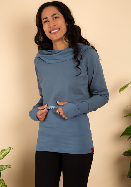 Damen Kurzsweater Aus Bio-baumwolle günstig online kaufen