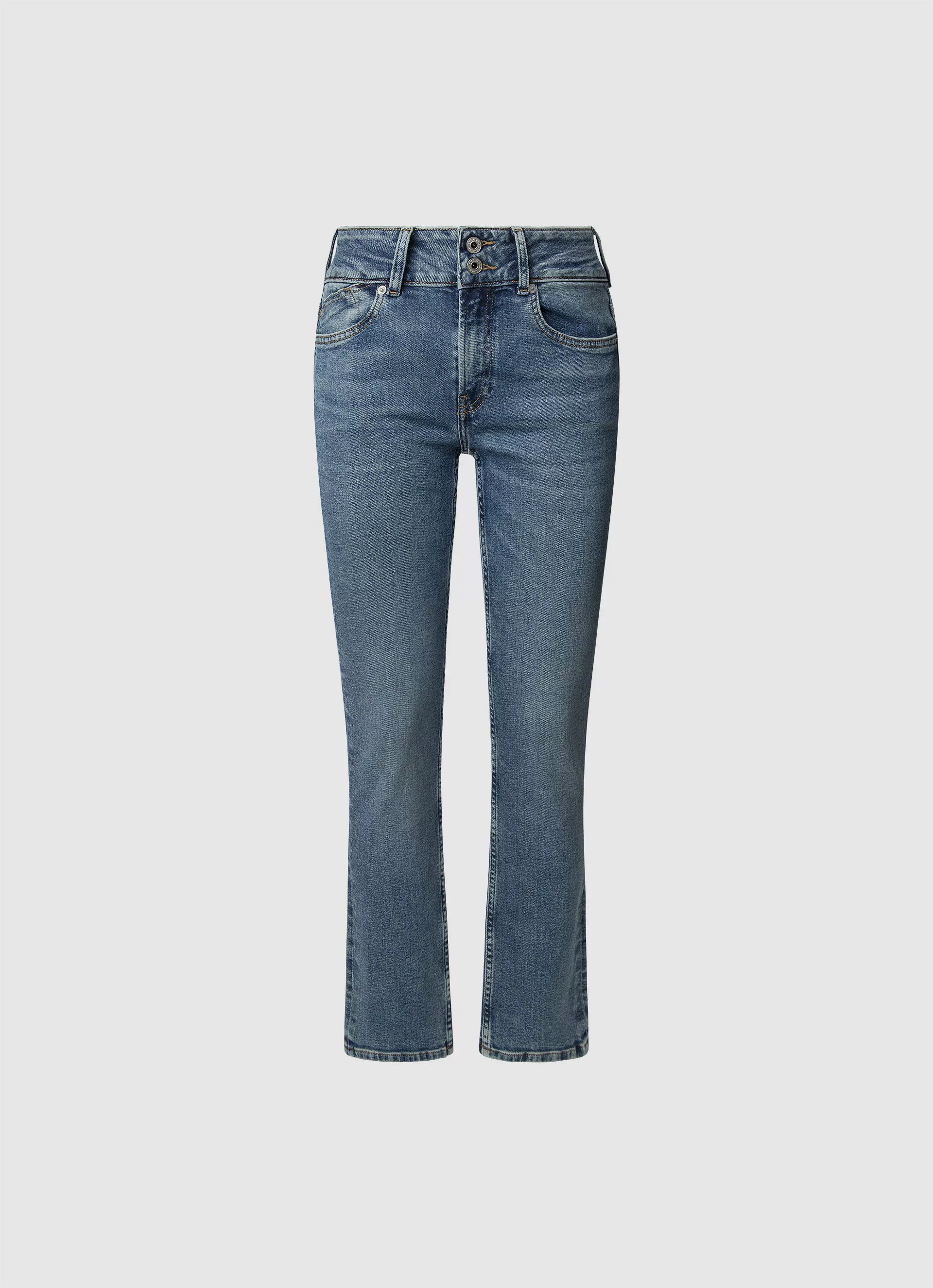 Pepe Jeans Slim-fit-Jeans "SLIM JEANS MW", mit extrabreitem Bund mit Doppel günstig online kaufen