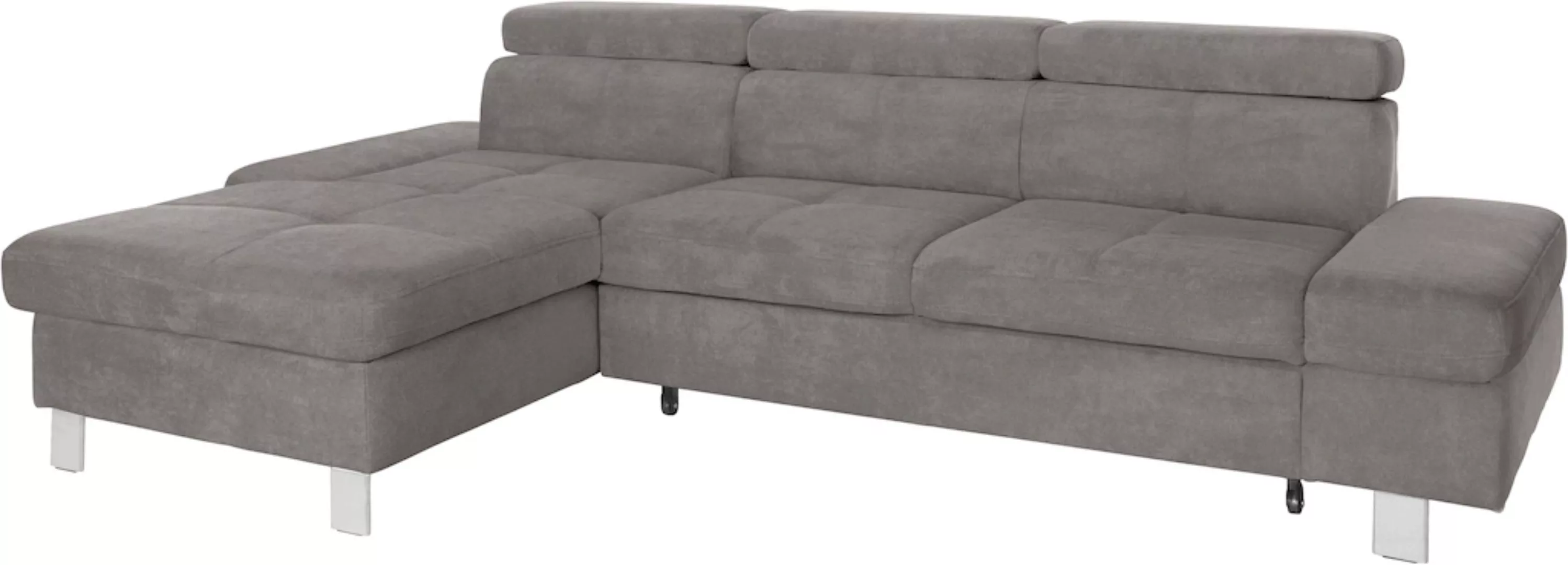 exxpo - sofa fashion Ecksofa Fiji, L-Form, mit Kopf- bzw. Rückenverstellung günstig online kaufen