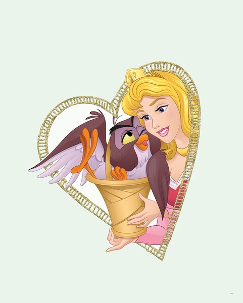 Komar Bild "Aurora & Owl", Disney, (1 St.), Wandbild zur Dekoration im Kind günstig online kaufen