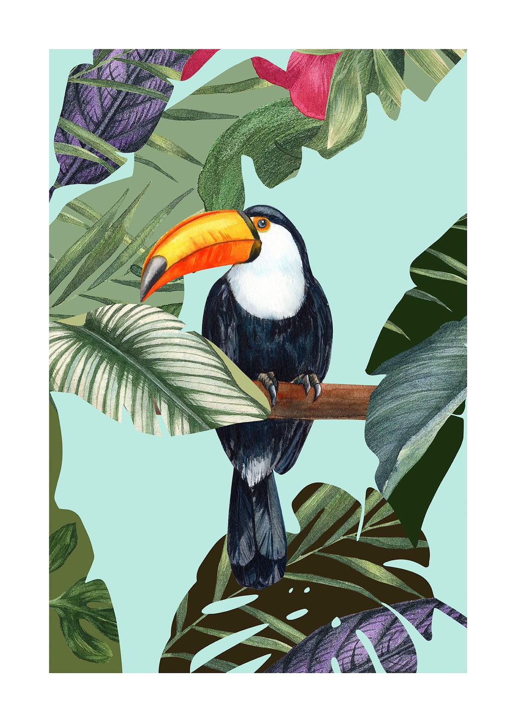 Komar Bild "Toco Toucan", Natur, (1 St.), Wandbild zur Dekoration - ohne Ra günstig online kaufen