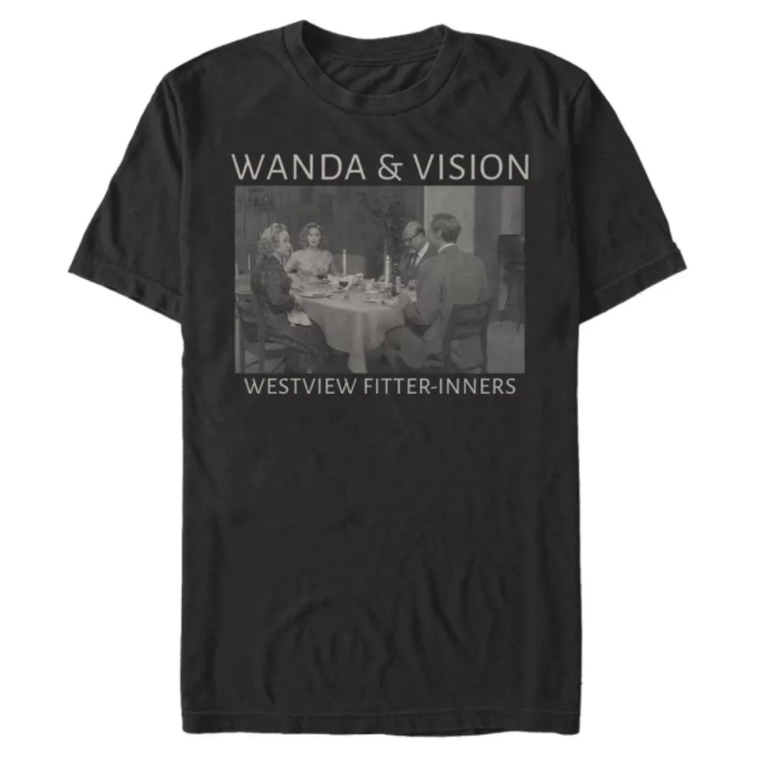 Marvel - WandaVision - Wanda & Vision Fitter Inners - Männer T-Shirt günstig online kaufen