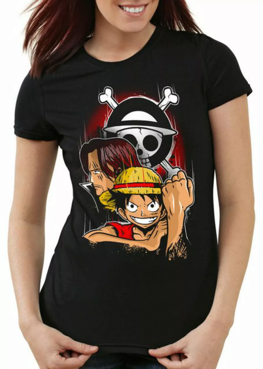 style3 T-Shirt Monkey D. Ruffy one piece japan anime luffy manga monkey ruf günstig online kaufen