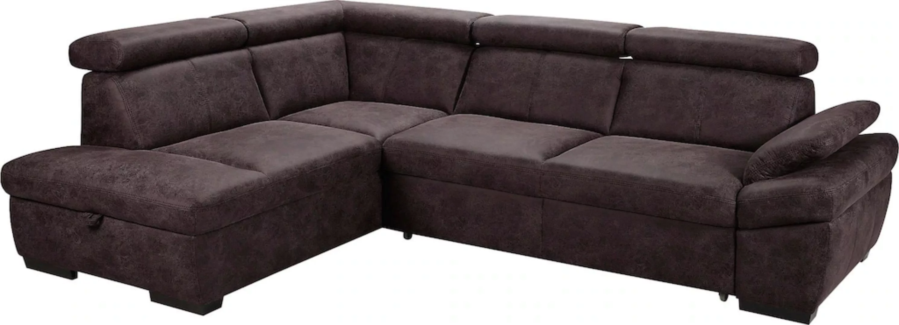 exxpo - sofa fashion Ecksofa Salerno, inkl. Kopf- und Armteilverstellung, w günstig online kaufen