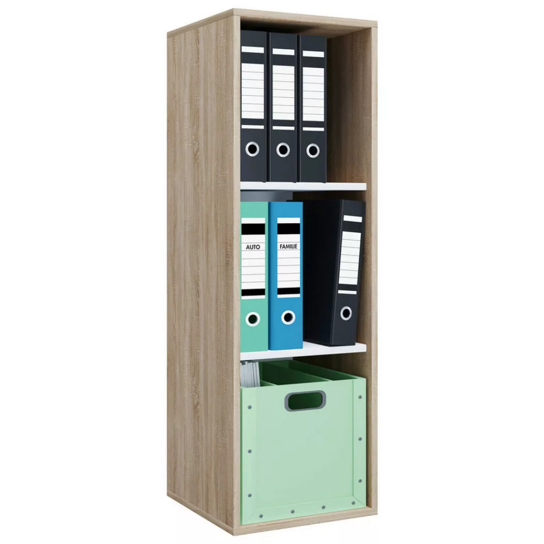 VCM Holz Büro Stand Regal Bücher Ordner Aktenregal Ordnerregal Bücherregal günstig online kaufen