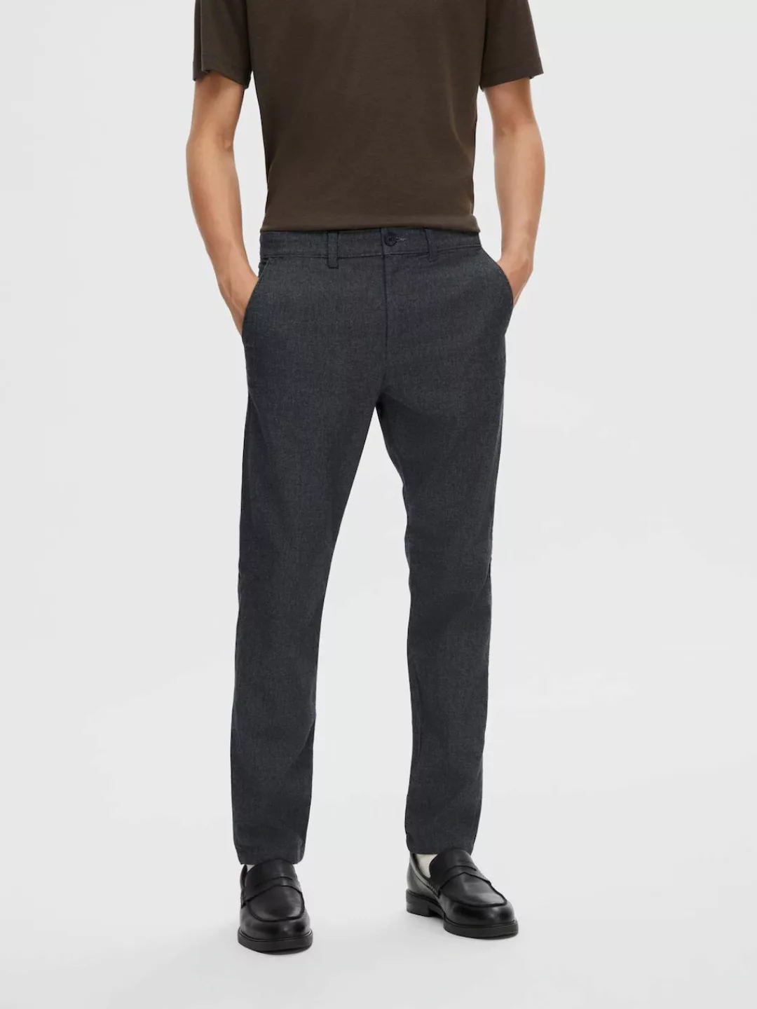 SELECTED HOMME Chinohose "SLH175-SLIM MILES BRUSHED PANTS W NOOS" günstig online kaufen