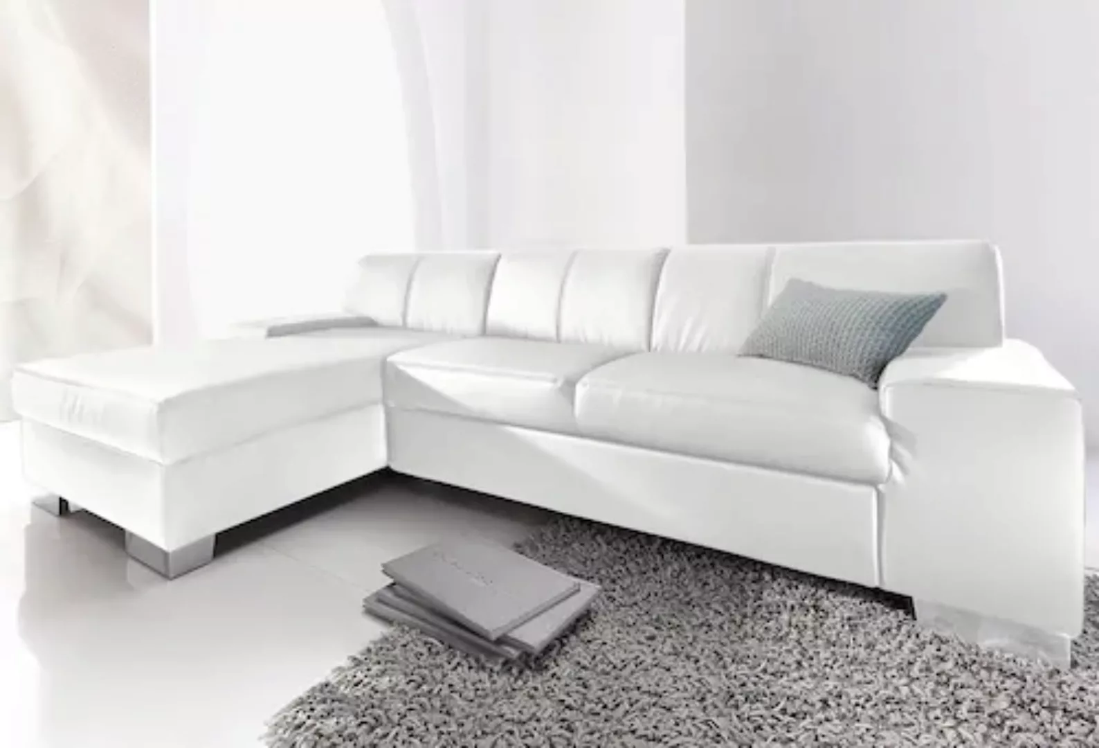 DOMO collection Ecksofa "Star, zeitlose Formensprache, elegante Optik, L-Fo günstig online kaufen