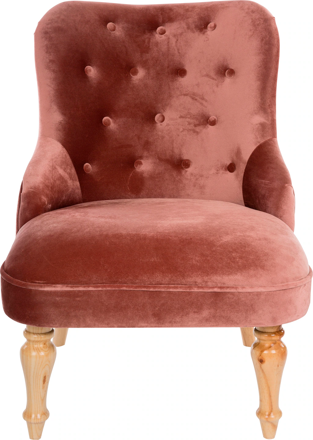 my Flair Sessel, mit Knöpfen, rose, ca. 88 x 60 x 70 günstig online kaufen