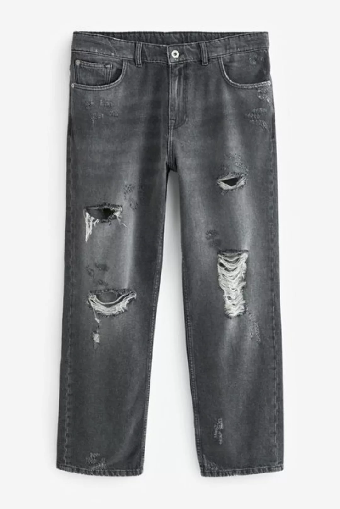 Next Loose-fit-Jeans Denim-Jeans mit Rissen (1-tlg) günstig online kaufen