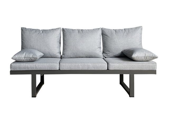 Outdoor Schlafsofa Multifunktionssofa outdoor BONDINO BHT 202x82x70 cm grau günstig online kaufen