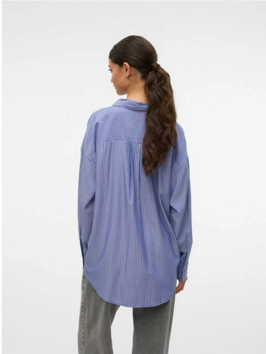 Vero Moda Langarmbluse VMNORA LS OVERSIZE SHIRT WVN GA NOOS günstig online kaufen