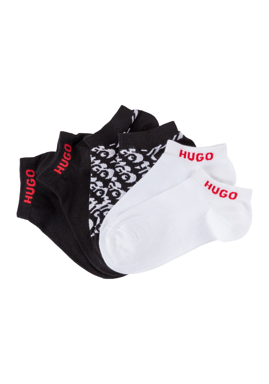 HUGO Underwear Socken "3P AS LOGO ALLOVER CC W", (Packung, 3 Paar, 3er), mi günstig online kaufen