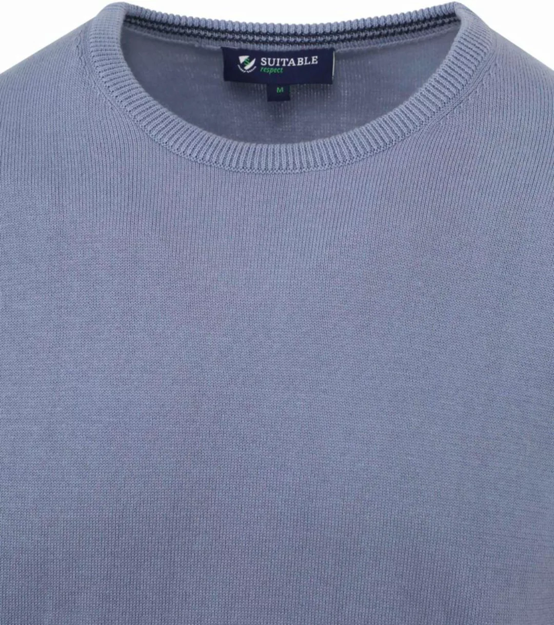 Suitable Respect Oinix Pullover O-Ausschnitt Blau - Größe XXL günstig online kaufen