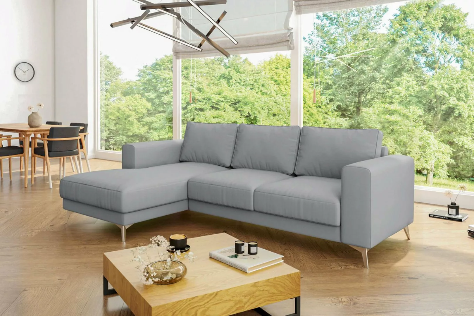 Stylefy Ecksofa Aversa, L-Form, Eckcouch, Design günstig online kaufen