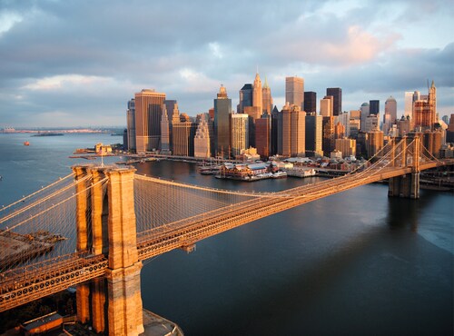 Papermoon Fototapete »Brooklyn Bridge Morning« günstig online kaufen