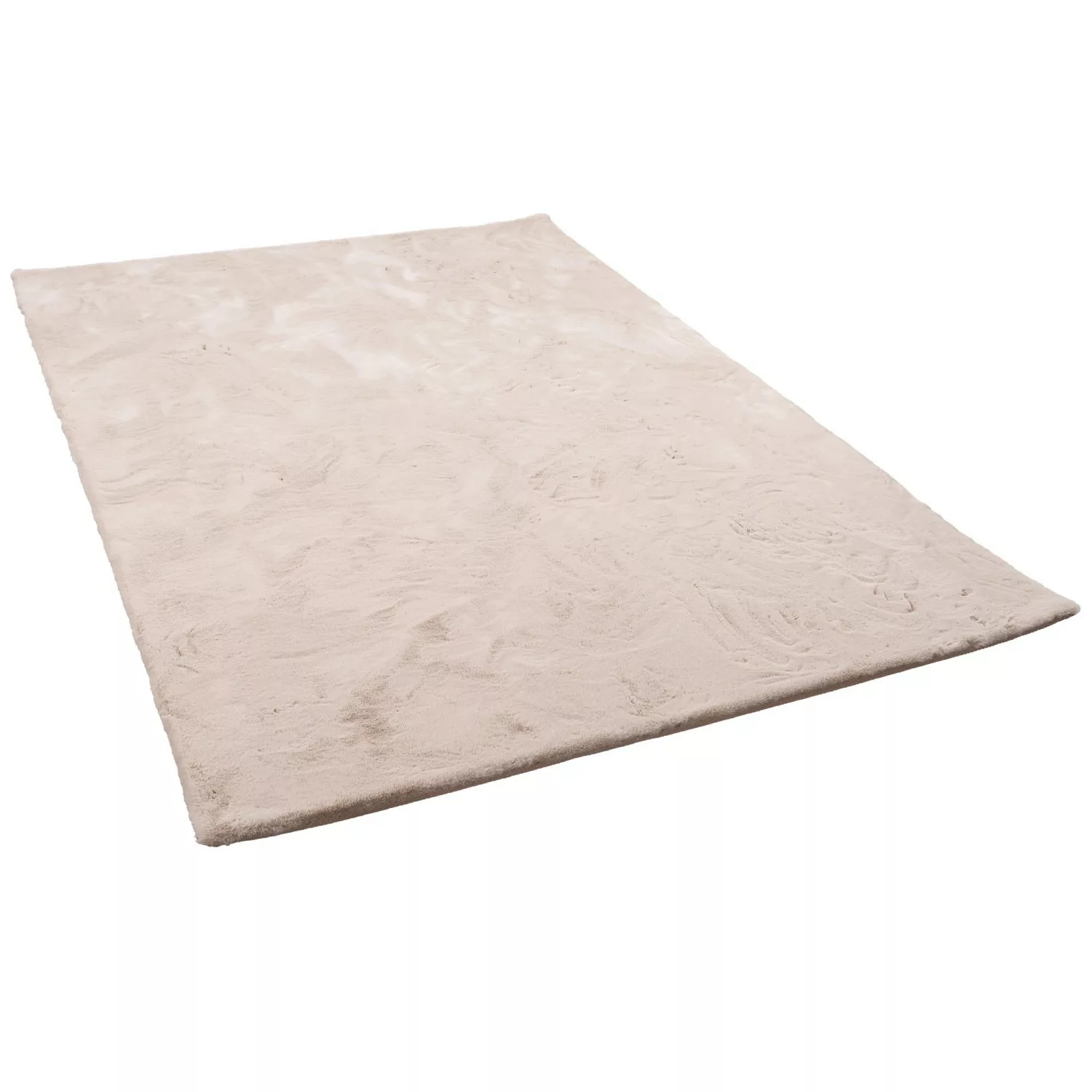 Pergamon Luxus Super Soft Fellteppich Plush Beige 180x250cm günstig online kaufen