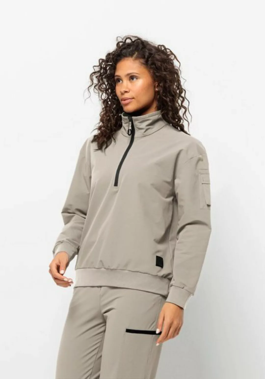 Jack Wolfskin Stehkragenpullover WANDERMOOD HALFZIP W günstig online kaufen