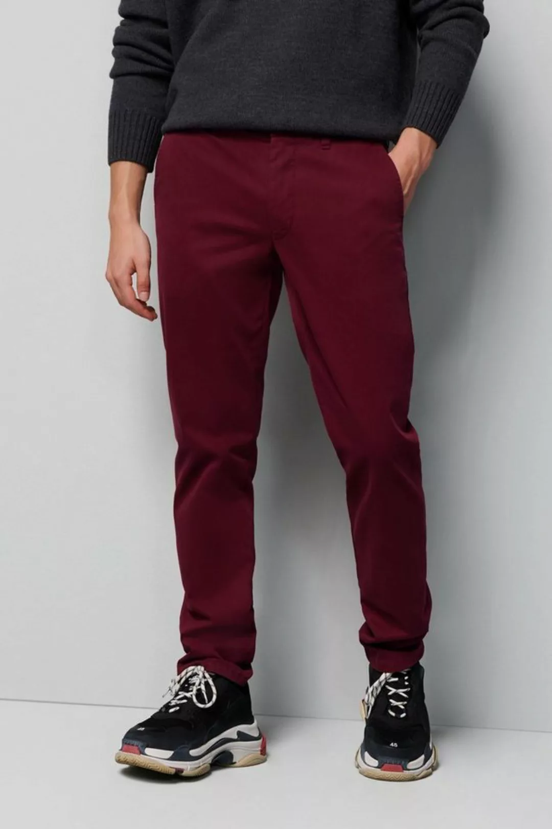 MEYER Chinohose M5 Chino im unifarbenen Design günstig online kaufen